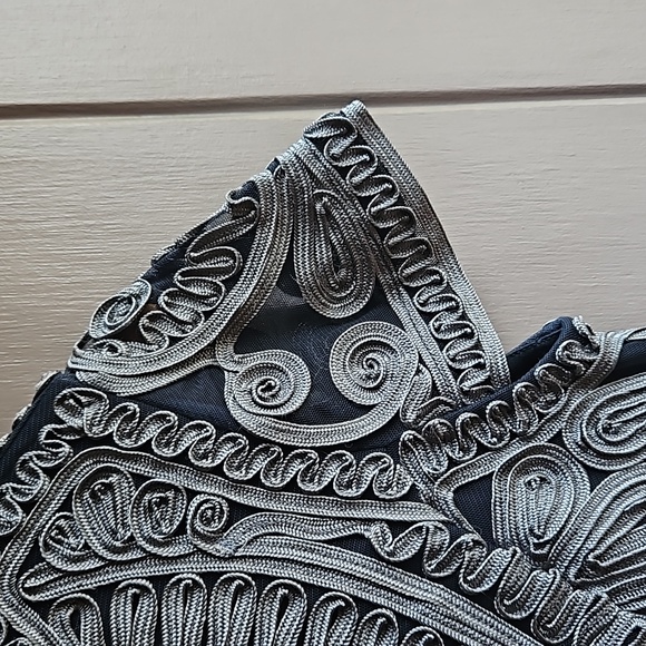 NWT J.S. Collection Soutache Ribbon Lace Mesh Sheath Dress - Picture 10 of 16